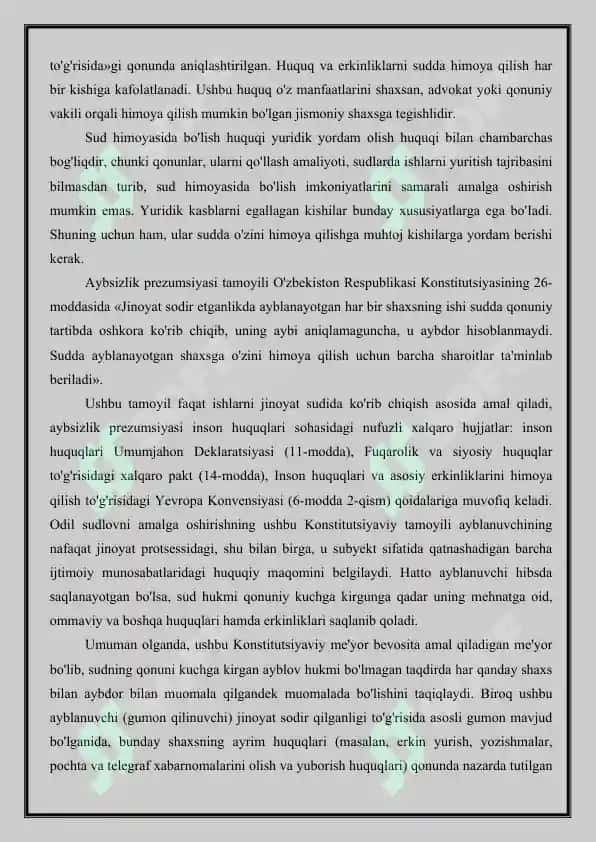 O'zbekiston Respublikasida sud tizimining Konstitutsiyaviy asoslari 8