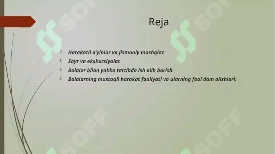 Harakatlarga o‘rgatish bosqichlarining tuzilish asoslari 2