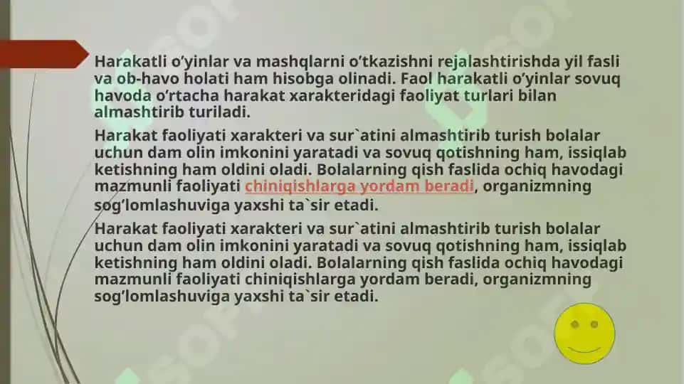 Harakatlarga o‘rgatish bosqichlarining tuzilish asoslari 4