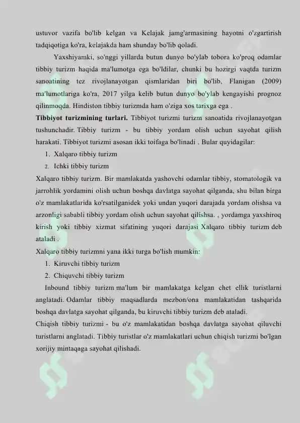O’zbekistonda tibbiyotning rivojlanishi va uning turizmga ta’siri 8