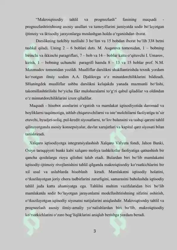 Ijtimoiy va iqtisodiy rivojlanishini prognozlashtirishning mohiyati 3