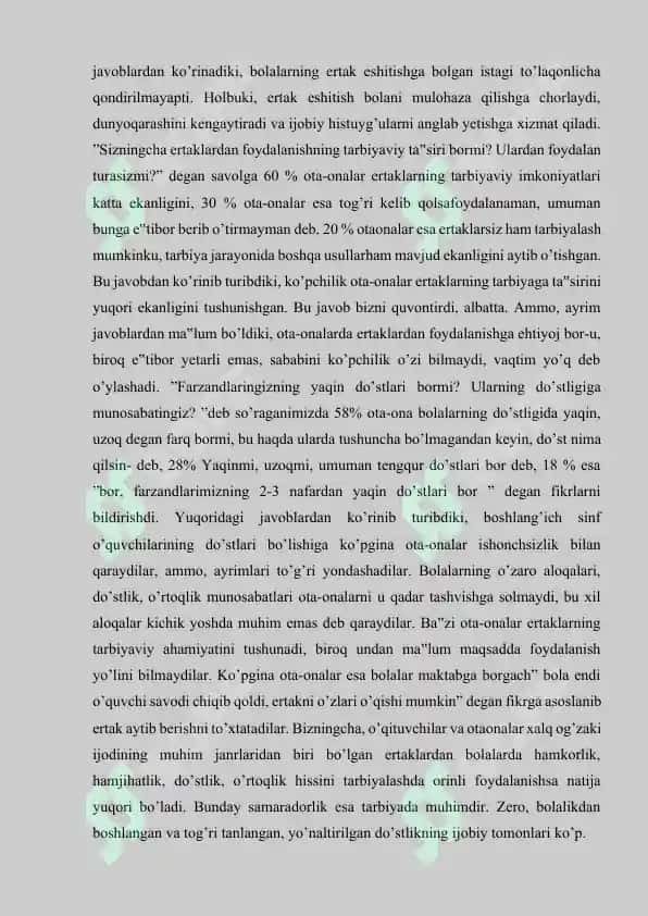 O‘quvchilarni o‘rtoqlik va do‘stlik hissida tarbiyalash 7