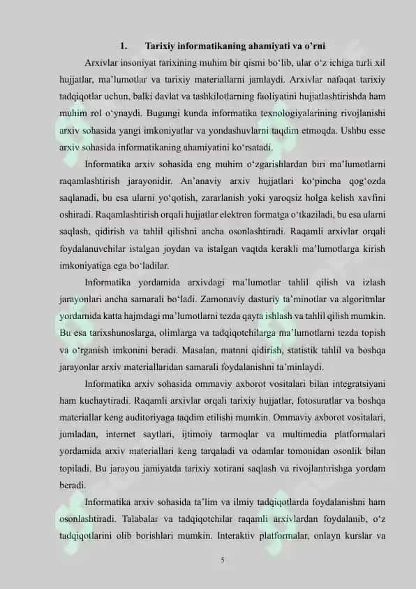 Tarixiy Informatika 5