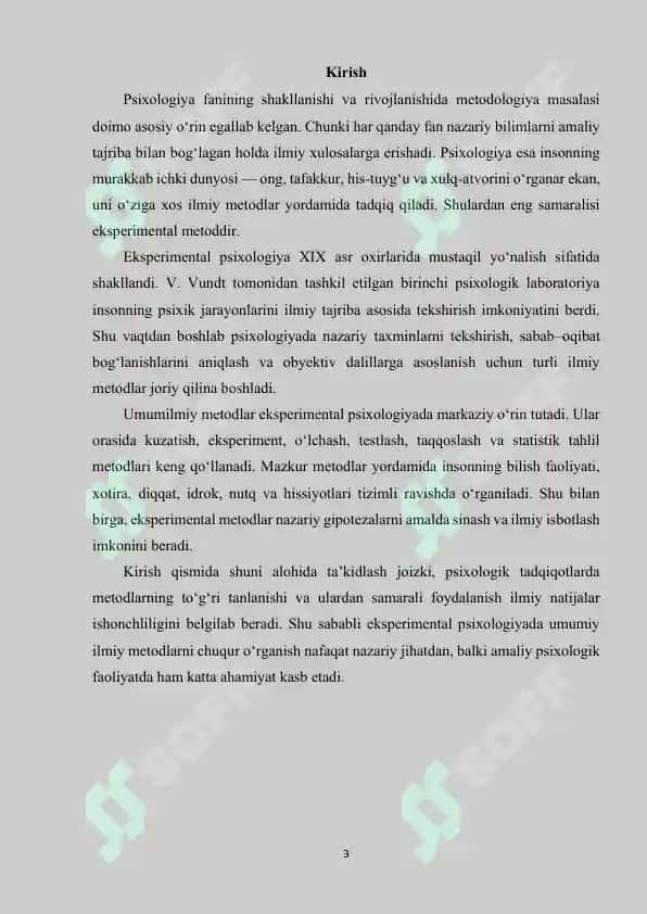 Eksperiment psixologiyadagi umum ilmiy metodlari 3