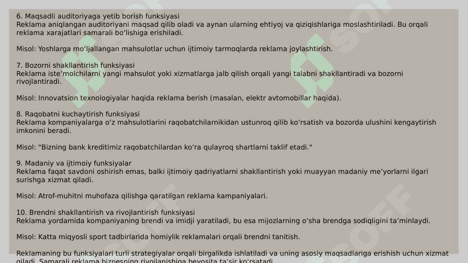 Reklama tarixi va rivojlanish evolyutsiyasi 6