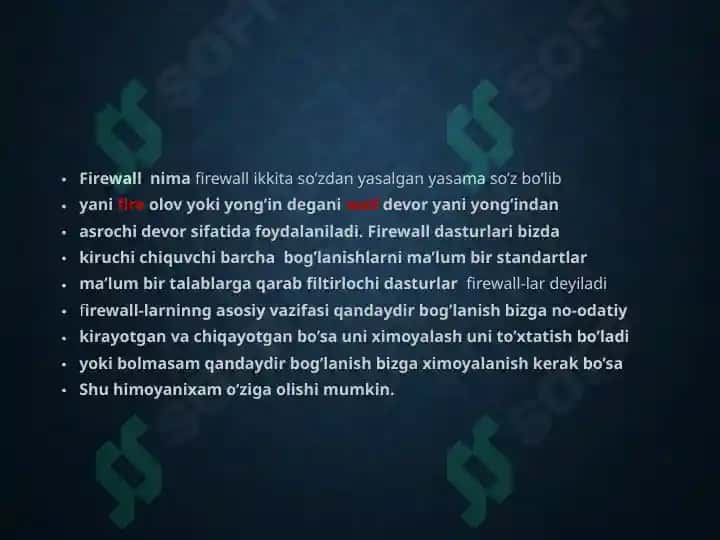 Firewall turlari 3