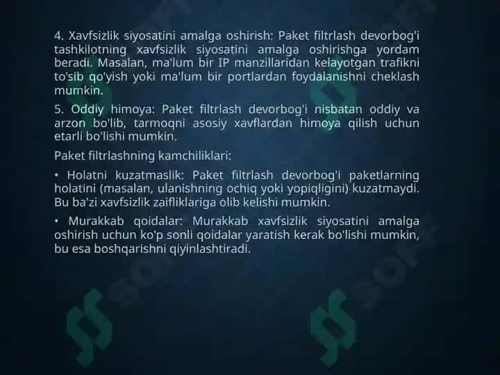 Firewall turlari 8