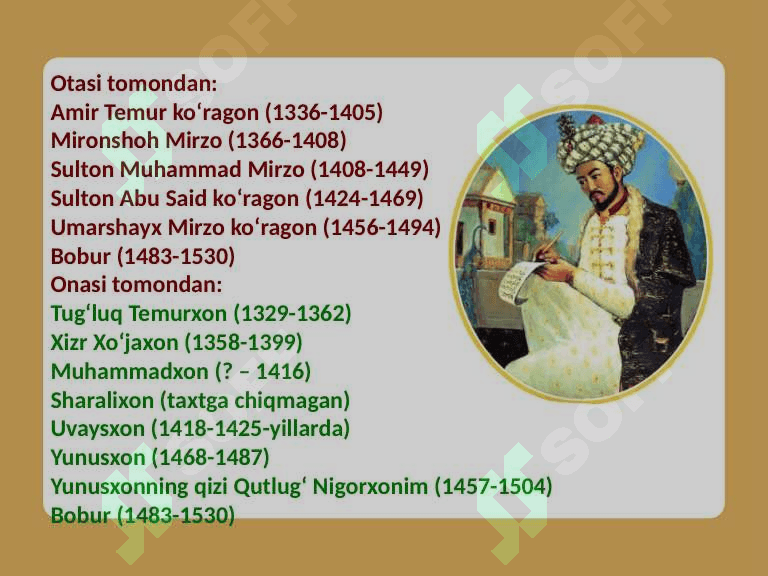 Zahiriddin Muhammad Bobur-shoh va shoir sifatida 4