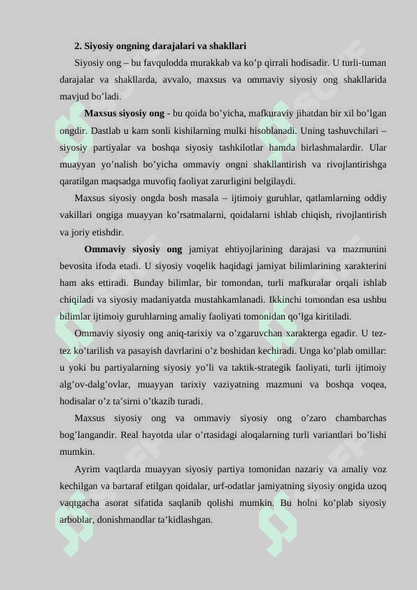 Siyosat madaniyat siyosiy mafkuralar 6