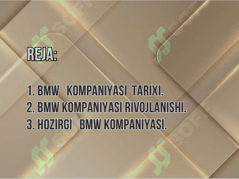 BMW kompaniyasi 3