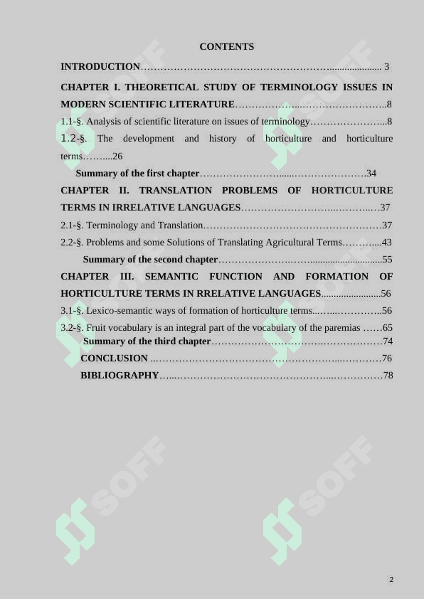 THEORETICAL STUDY OF TERMINOLOGY ISSUES IN MODERN SCIENTIFIC LITERATURE 2