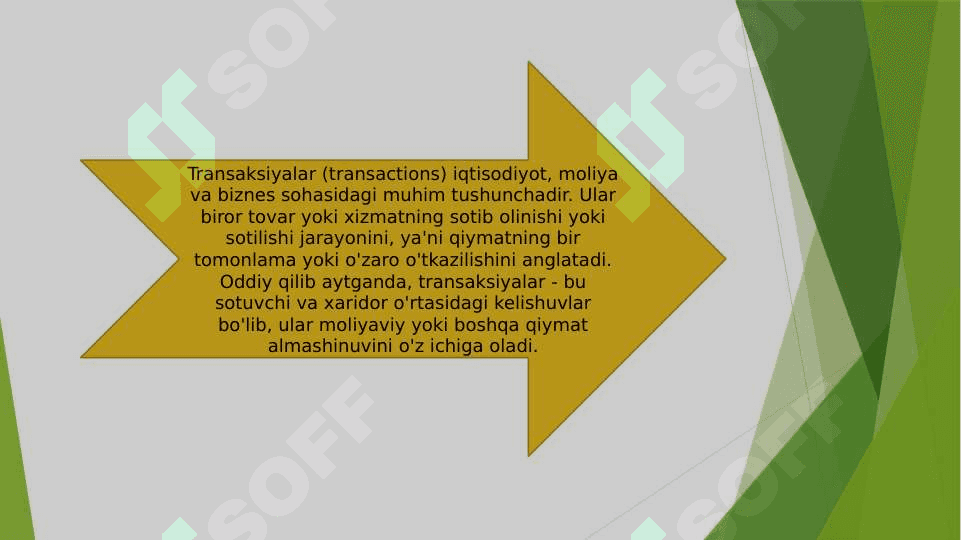 Transaksiyalar tushunchasi va ularning ahamiyati 3