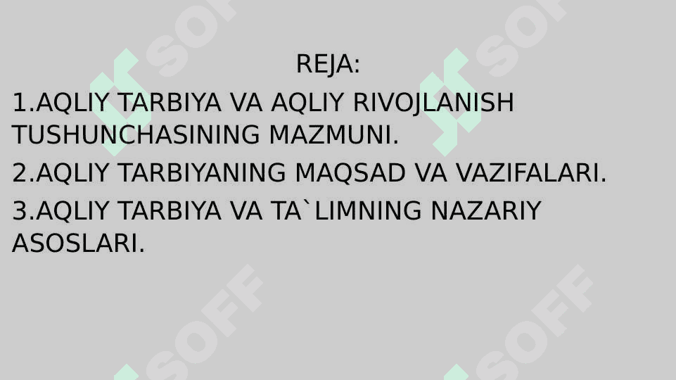 MAKTABGACHA TA`LIMDA AQLIY TARBIYA 2