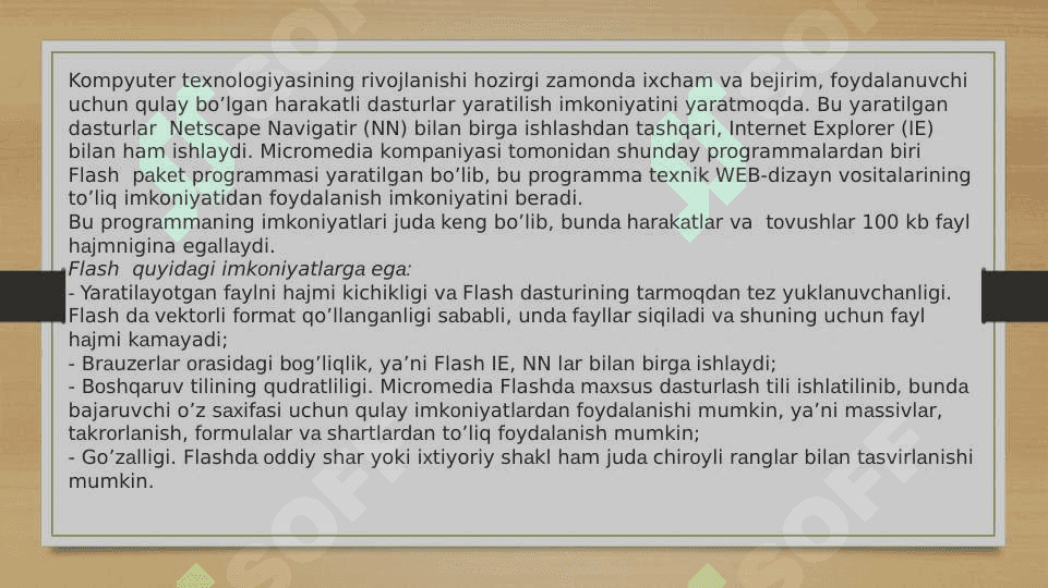 FLASH DASTURINI KOMPYUTERGA O’RNATISH 2