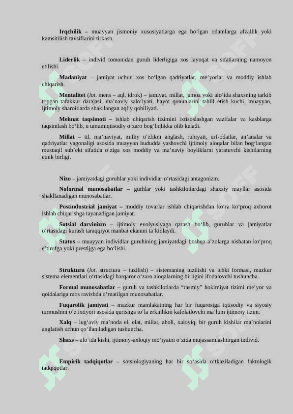 SOTSIOLOGIYA ATAMALARI 2