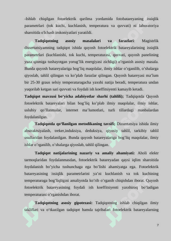 QUYOSH ENERGETIKASINING RIVOJLANISH BOSQICHLARI VA KELAJAKDAGI ISTIQBOLLARI 5
