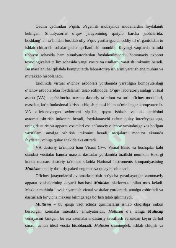Elektron sxema simulyatorlari. Elektron sxema simulyatorlarining turlari,  afzalliklari va qo’llanilishi 2