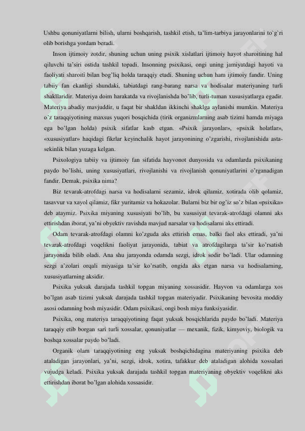 Hozirgi zamon  psixologiyasi vazifalari 5