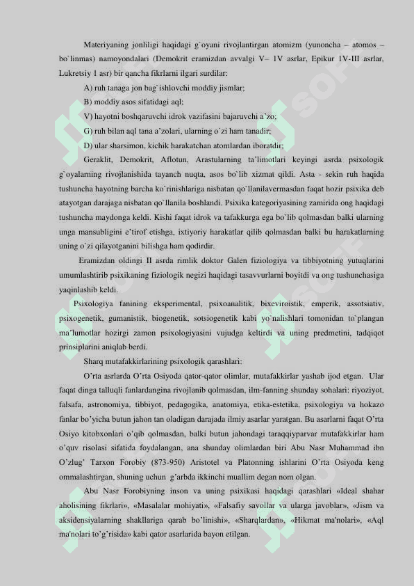 Hozirgi zamon  psixologiyasi vazifalari 7