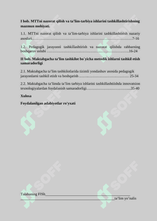 MTTni nazorat qilish va taʼlim tarbiya ishlarini tashkillashtirish 2