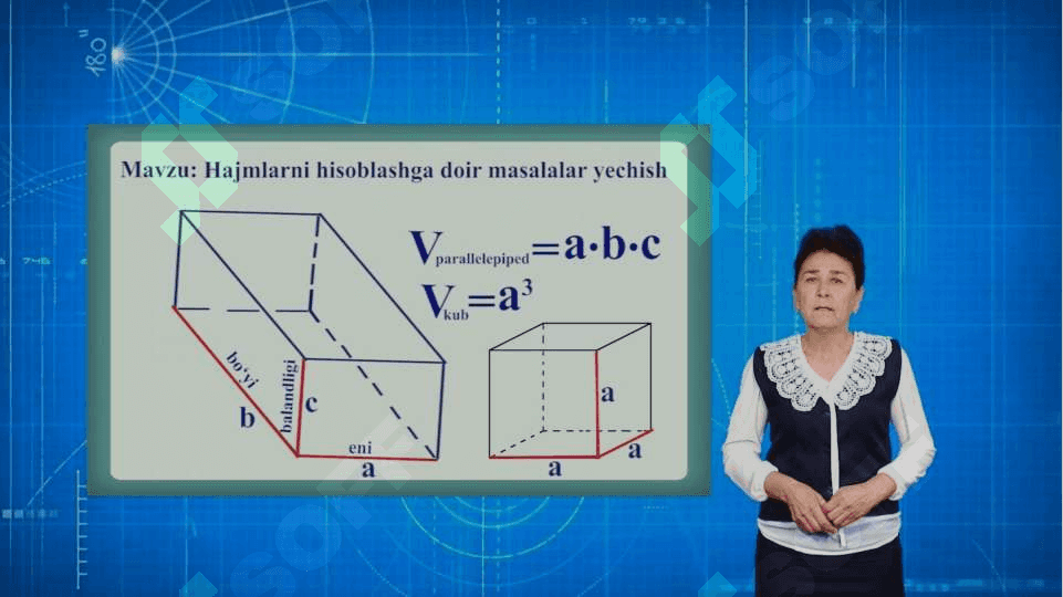 Parallelepiped: xususiyatlari, turlari, maydoni, hajmi 4