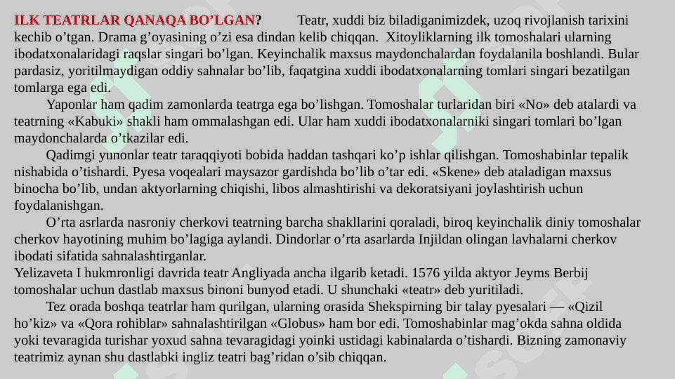 TEATR SAHNALASHTIRISH FAOLIYATINING SHAKLLARI VA TAMOYILLARI 2