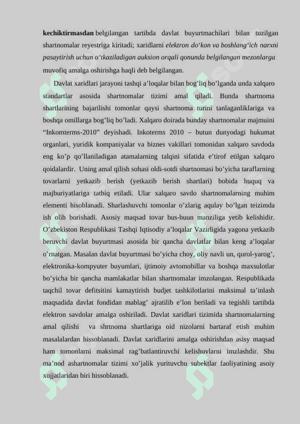 Xarid qilish tartibi-tamoyillarini monitoring va nazorat qilish 5