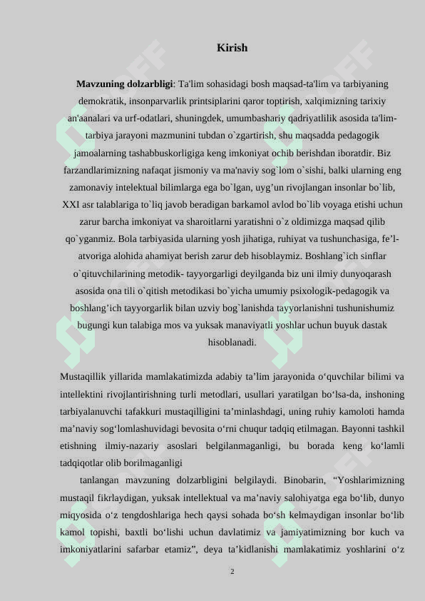 Boshlangʻich sinflarda bayon yozishga oʻrgatish 2