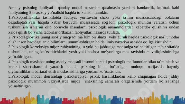 MALAKALI AMALIYOTCHI PSIXOLOG NAZARIYOTCHI VA AMALIYOTCHI SIFATIDA 4