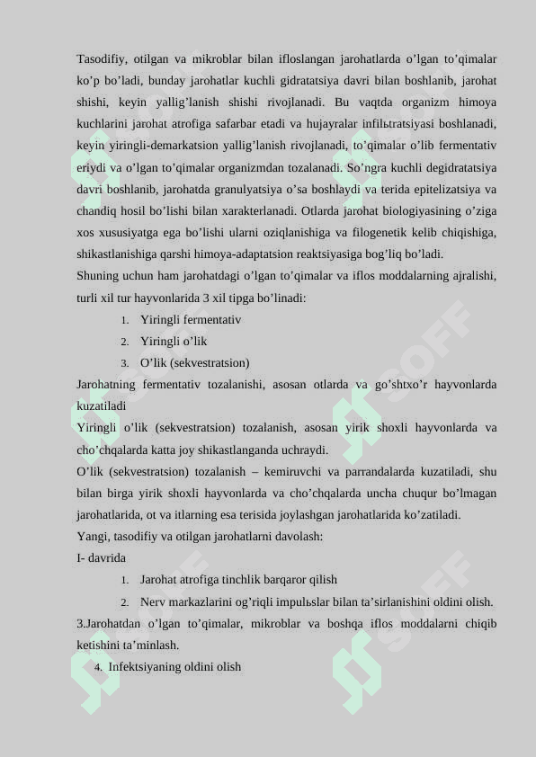 XIZMAT HAYVONLARINING OCHIQ MEXANIK JAROHATLARI VA ULARNI DAVOLASH 3
