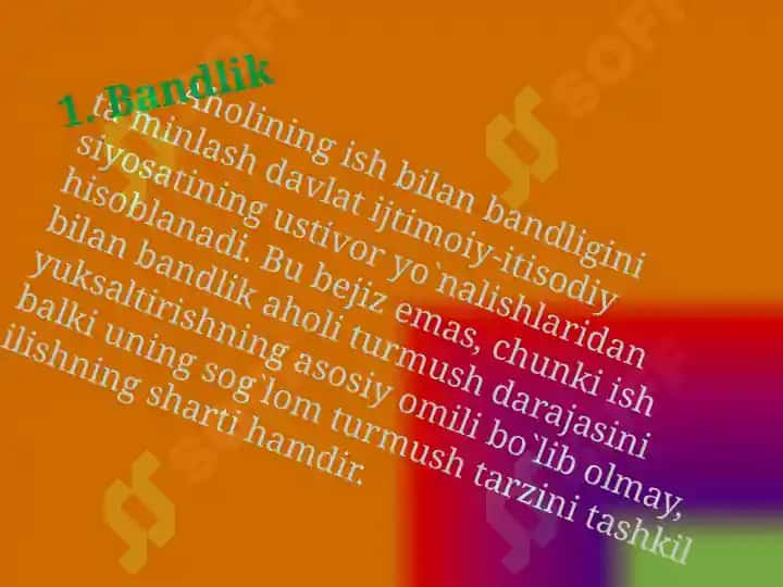 Bandlik va ishsizlik 3
