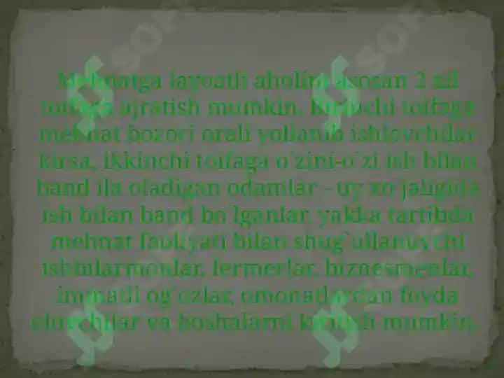Bandlik va ishsizlik 5