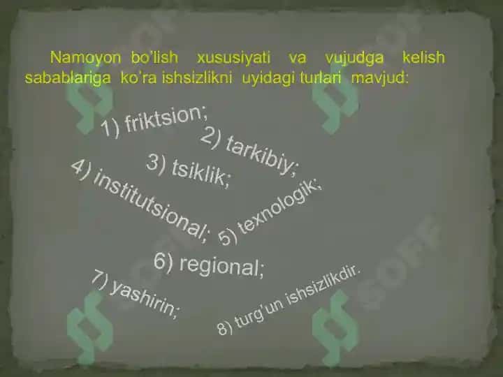 Bandlik va ishsizlik 7