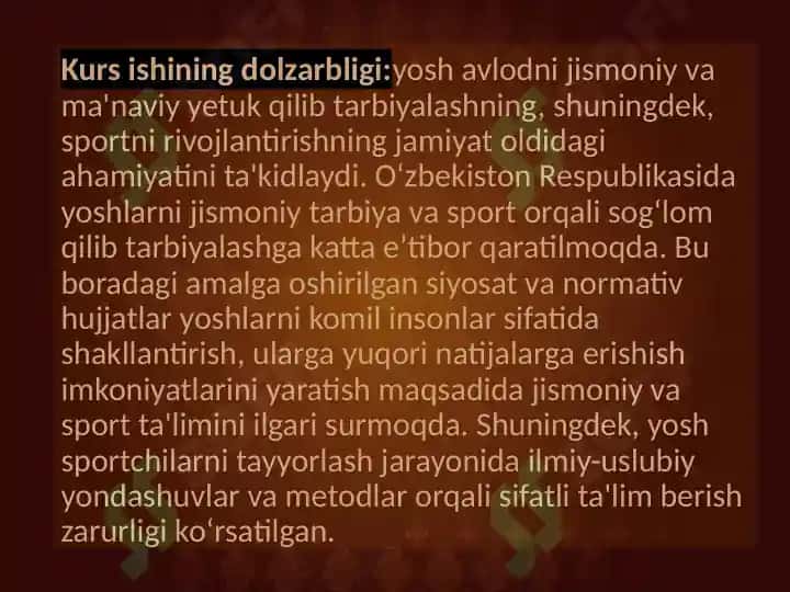 BOLALAR VA O‘SMIRLAR SPORT MAKTABLARIDA VOLEYBOL MASHG’ULOTLARINI TASHKIL ETISH 2