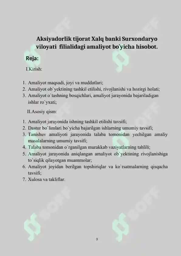 Xalq banki Amaliyot hisoboti 3
