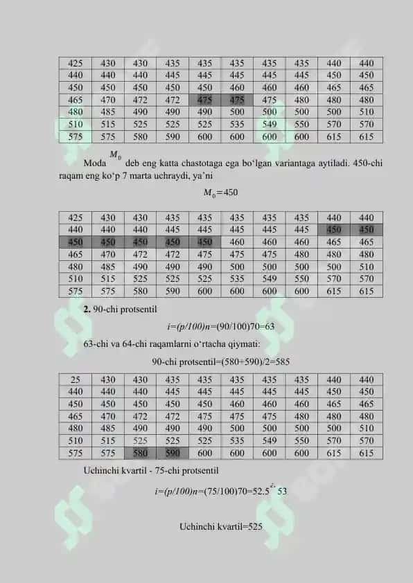 EKONOMETRIKADA EHTIMOLLAR NAZARIYASI VA MATEMATIK STATISTIKANING ASOSIY TUSHUNCHALARI 2