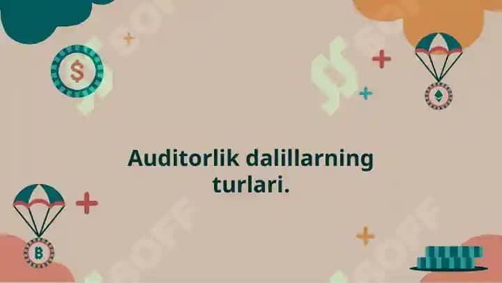 Auditorlik dalillari 3