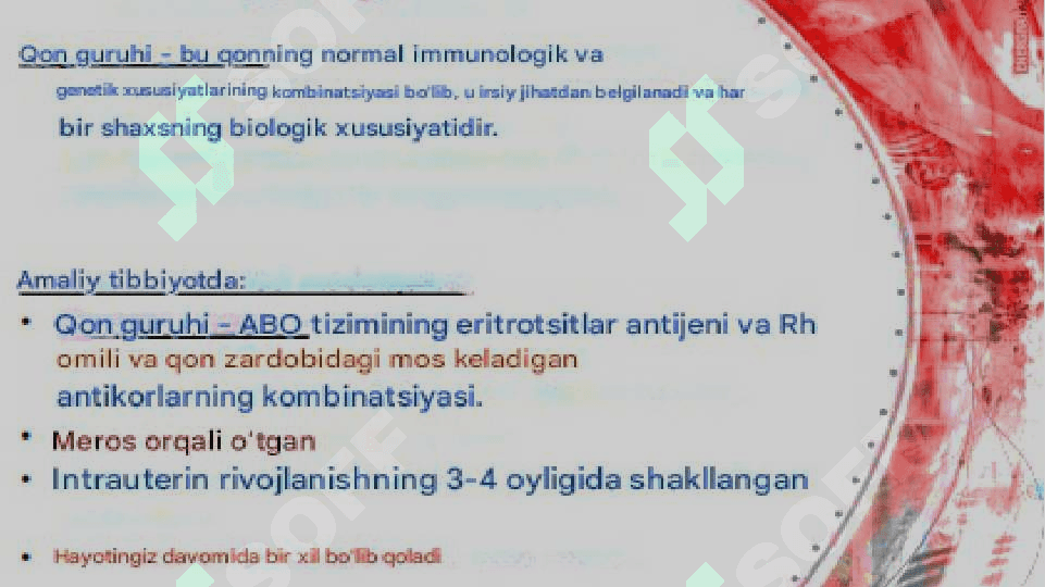 Odamlarda qon guruhlarini irsiylanishi 5