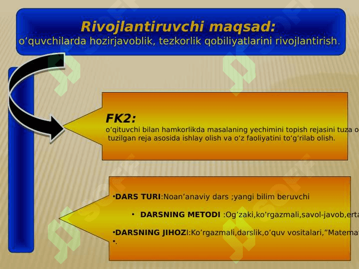 O‘rganilgan ko‘rinishdagi misol va masalalar yechish 4