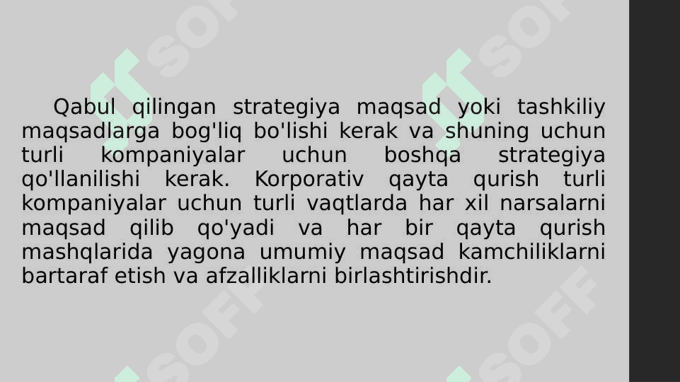 Korporativ tuzilmalarning qayta tashkil etish turlari va tugatish tartibi 6