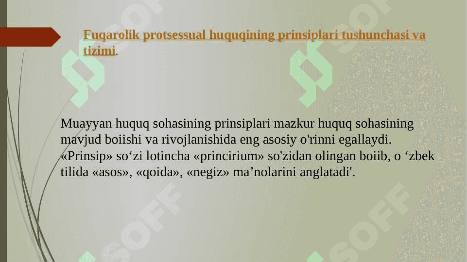 FUQAROLIK PROTSESSUAL HUQUQINING PRINSIPLARI 3