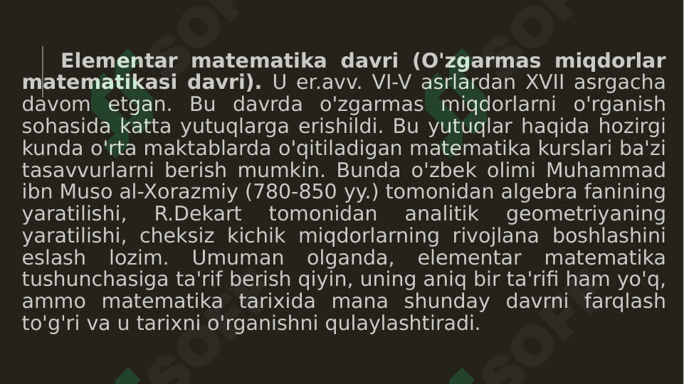 L.Eyler, J.Venn R.Dekart hayoti va ilmiy faoliyatini o'rganish 6