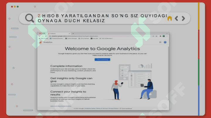 Web Analytics (Veb tahlili): Google Analytics yoki boshqa tahlil vositalari bilan ishlash. 8