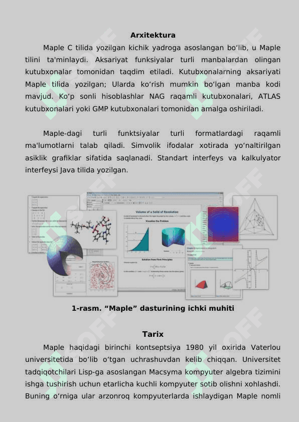 Maple tizimidagi paketlar va ularning tarkibiy qismi 5
