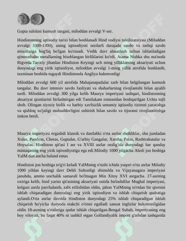 Hindistoning iqtisodiy geografik tavsifi 5