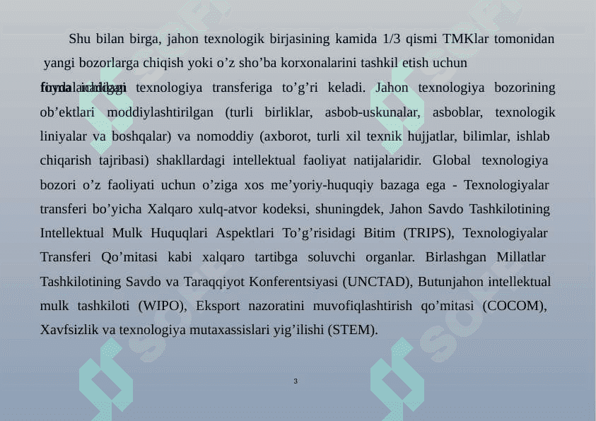 Jahon IT bozorini rivojlanish muammolari va tendentsiyalari 3