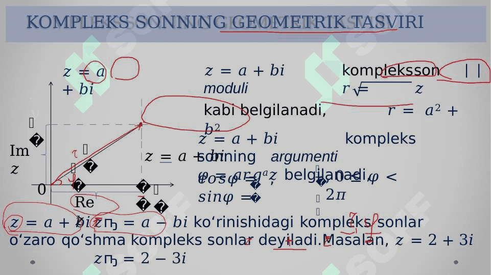 Kompleks sonlar va ular ustida amallar 4