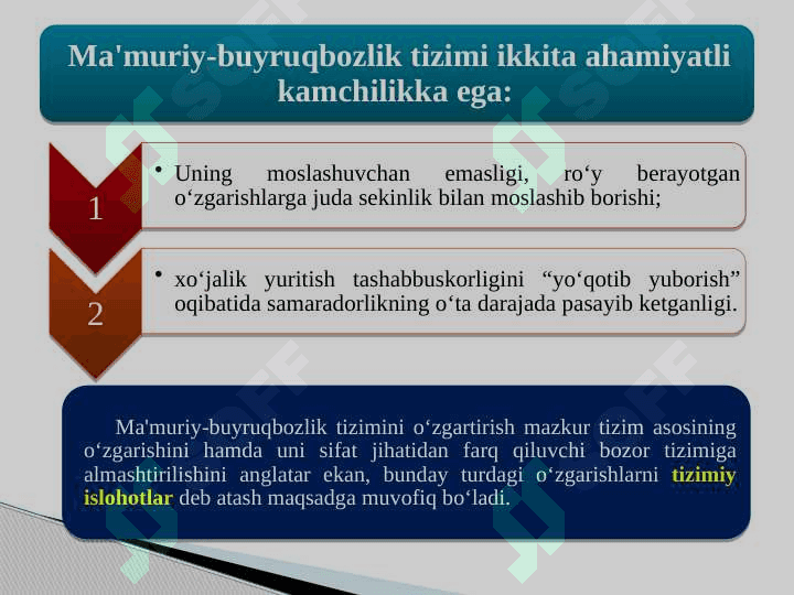 BOZOR IQTISODIYOTIGA O‘TISH DAVRI VA UNING O‘ZBEKISTONDAGI XUSUSIYATLARI 5
