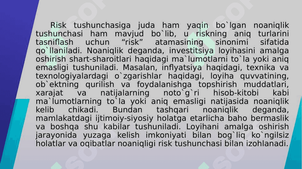 Xorijiy investitsiyalarni sug’urtalash. O’zbekInvest sug’urta kompaniyasi 8