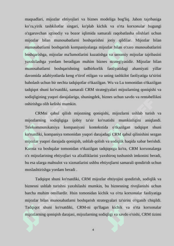 Kichik biznes uchun mijozlar bilan munosabatlarni boshqarish (CRM) tizimini yaratish 4